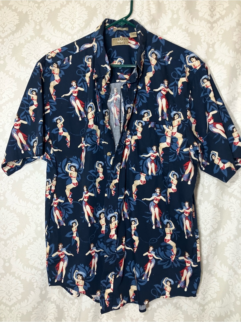 Men’s “Natural Issue” Hawaiian Shirt L